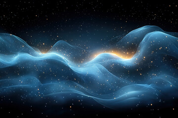 Wall Mural - an abstract background with light swirls, elegant and artistic, design theme.