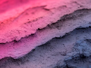 Leinwandbilder - Close-up view of a textured topographic map showcasing sharp contours and vibrant color gradients under soft lighting, with ample copy space for design purposes