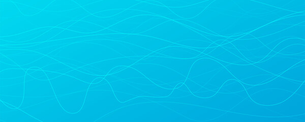 Poster - Abstract gradient background with wave beams