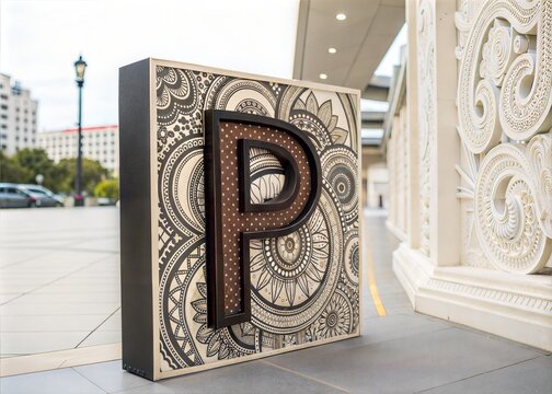 Alphabet design with a black background. Alphabet calligraphy with beautiful styles. Graphic Designs of alphabets. Alphabet city. 