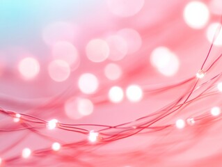 Fototapete - An overhead view showcases a vibrant electric grid pattern, with glowing sparks connecting nodes, illustrating a futuristic concept with ample copy space