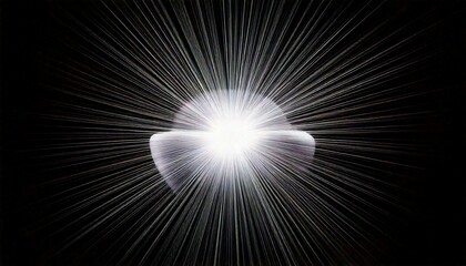 Wall Mural - white light on black background