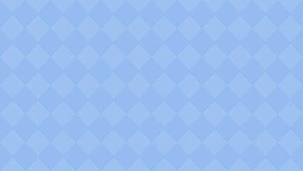 Poster - Seamless pattern of blue and light blue rhombus or diamond shapes. Abstract high resolution full frame modern tiled background with copy space.