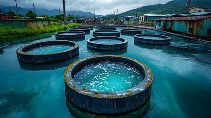 Poster - An industrial wastewater treatment facility managing environmental impact