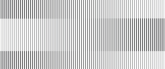 Wall Mural - abstract black and white blend line art background vector. wallpaper design with wavy line in motion