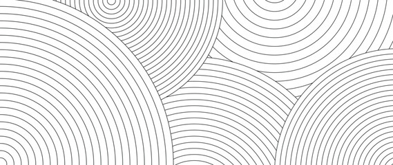 Wall Mural - abstract black and white blend line art background vector. wallpaper design with wavy line in motion
