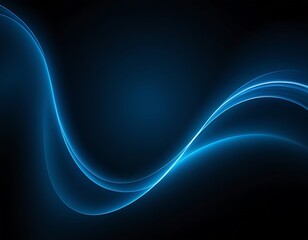 Wall Mural - Abstract smooth blue light streak wave background,dynamic, elegant, flow, futuristic, glowing, smooth, wave, energy, motion, streak, abstract, modern, technology, blue, 9