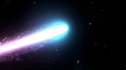Wall Mural - space galaxy background, Explore the captivating movement of bright stars and glowing particles within a vast galaxy. The dynamic motion highlights the beauty and mystery of space, inviting viewers to