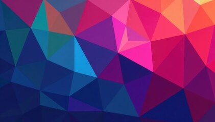 Wall Mural - Geometric shapes forming a continuous backdrop , artwork, digital, illustration