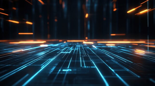 Dynamic digital abstract bg