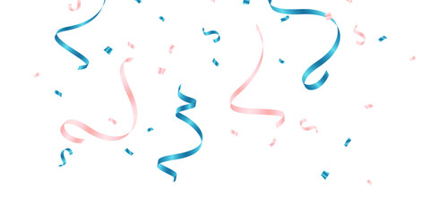 Wall Mural - confetti background stunning colors that zigzag down for the celebration. festive decoration vector 