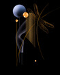 © Westend61 - Abstract artistic composition with geometric shapes and elegant design