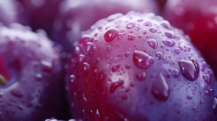 Wall Mural - close up of purple