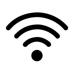 Poster - Wireless Network Signal Icon High-Quality Vector Graphic for Websites and Applications