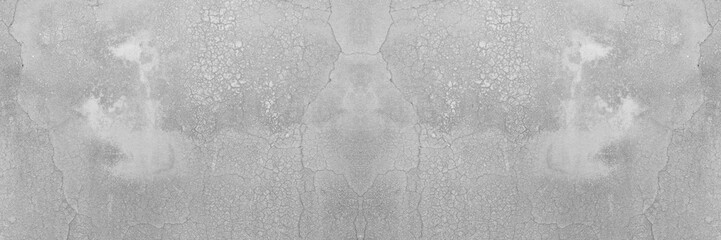 Aufkleber - Old wall texture cement dirty gray with black  background abstract grey and silver color design are light with white background.