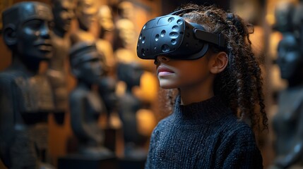 Poster - Virtual reality language learning in a futuristic classroom