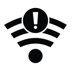 Poster - wi-fi icon symbol. modern wi-fi sign symbol website graphic design. wi-fi vector, icon isolated on w