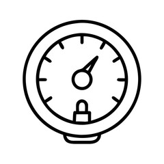 Poster - Find the perfect pressure gauge vector icon for your design project pressure measurement equipment needs now