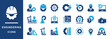 © Kovalova Ivanna - Engineering icon set. Manufacturing and machinery icon collection.