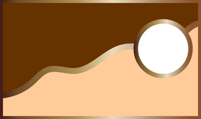 Poster - Golden circle frames. Vector realistic illustration of oval luxury borders in Gatsby style, with space for text