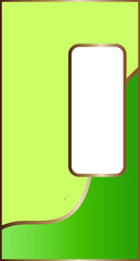 Poster - Art Deco Golden Frames. Vector realistic illustration of rectangular and oval luxury borders in Gatsby style,