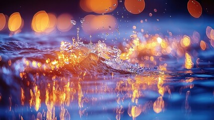 Poster - Enchanted Water: A Symphony of Light and Reflection