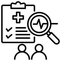 Poster - Monitoring Line Icon