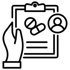 Poster - Intervention Line Icon