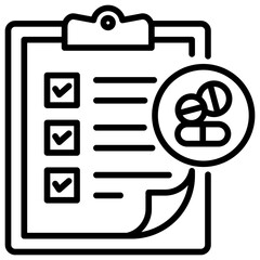 Poster - Testing Line Icon