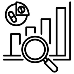 Poster - Statistical Analysis Line Icon