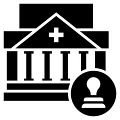 Poster - Institutional Glyph Icon