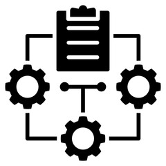 Poster - Document Management Glyph Icon
