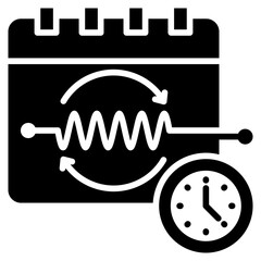 Poster - Longitudinal Glyph Icon