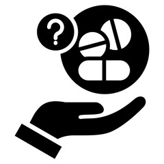 Poster - Blind Glyph Icon
