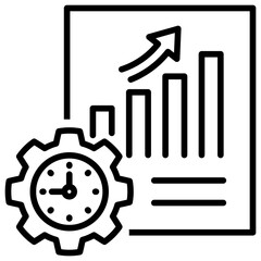 Poster - Efficiency Line Icon