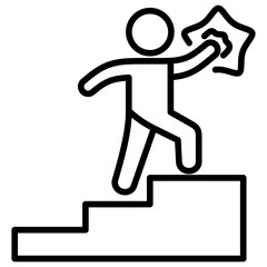 Poster - Accomplish Line Icon