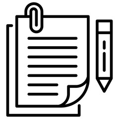 Poster - Memo Line Icon