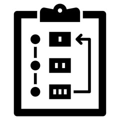 Poster - Prioritize Glyph Icon