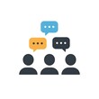 © Tubagus - Business people colorful line icons set. Human resources and office management. Simple vector illustration