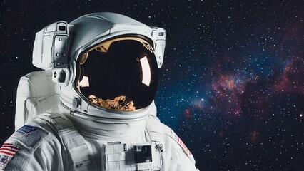 incredible astronaut exploration in deep space with a cinematic portrayal of the vast universe and d
