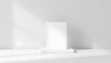Clean White Book Cover Mockup for Designers and Marketers