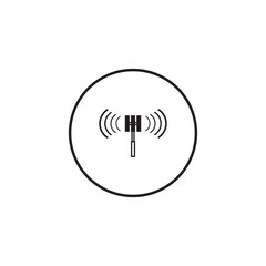 Wall Mural - picture of the theme icon on the handphone logo vector design