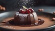 © Sky Layer - dark chocolate fondant with liquid center