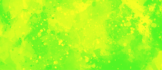 Wall Mural - beautiful green watercolor background with various bokeh surrounding randomly, soft green texture wi