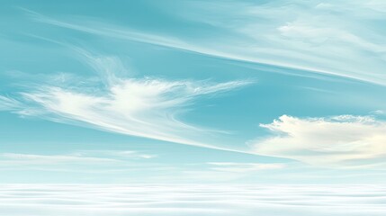 Poster - A soft blue gradient background with subtle noise, creating a dreamy aesthetic.