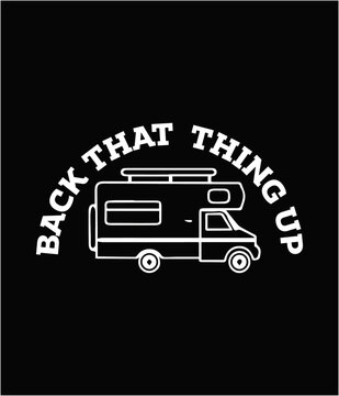 Back that thing up printable cut file.
