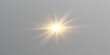 © TOMA - Vector glow. Shiny bright light. Yellow star. Light explosion