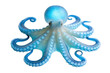 © Vladislav - Colorful octopus in aquatic setting showcasing its vibrant blue hue and intricate tentacle patterns for marine art and education