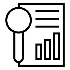 Poster - data analyst vector icon