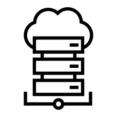 Poster - data centre icon